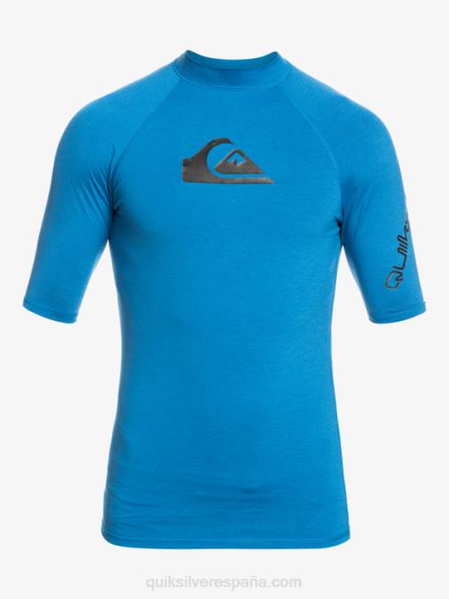 snorkel azul brezo todos los tiempos manga corta upf 50 rashguard D6T4D814 hombres Quiksilver