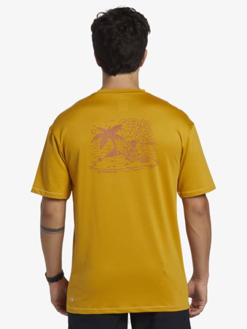 trigo camiseta de surf de manga corta mix session upf 50 D6T4D317 hombres Quiksilver