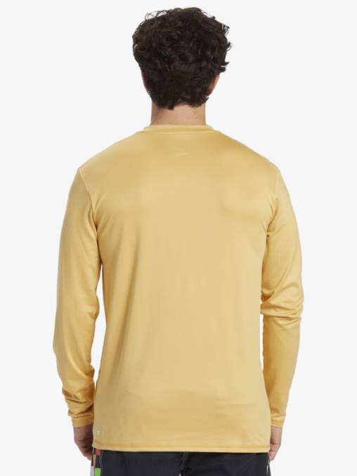 trigo playera de manga larga con rayas sólidas upf 50 surf D6T4D843 hombres Quiksilver