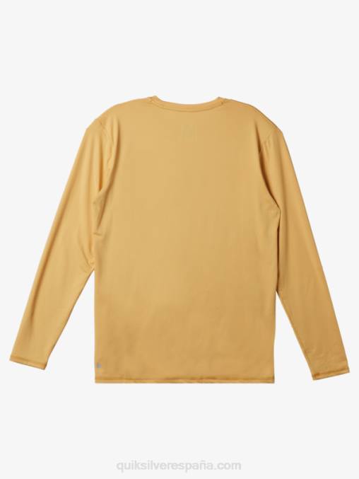 trigo playera de manga larga con rayas sólidas upf 50 surf D6T4D843 hombres Quiksilver