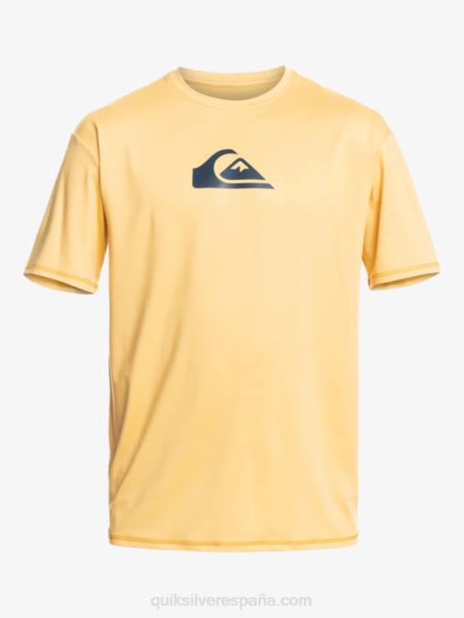 trigo playera de surf de manga corta UPF 50 Solid Streak D6T4D887 hombres Quiksilver