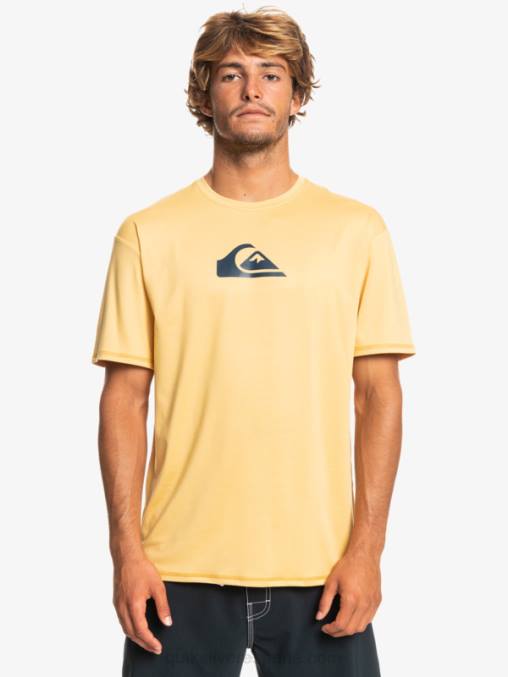 trigo playera de surf de manga corta UPF 50 Solid Streak D6T4D887 hombres Quiksilver