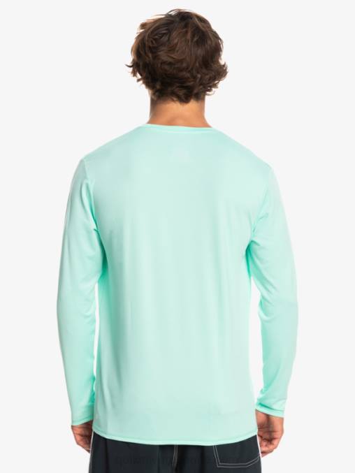 vaso de playa playera de manga larga con rayas sólidas upf 50 surf D6T4D845 hombres Quiksilver