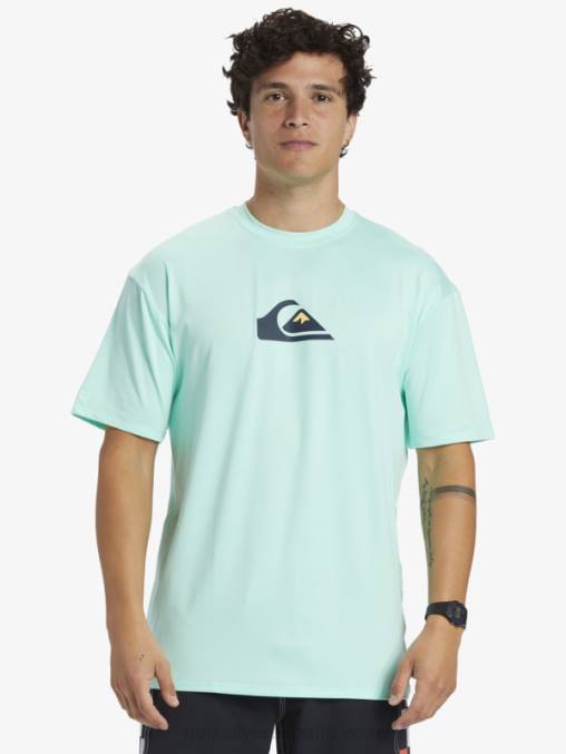 vaso de playa playera de surf de manga corta UPF 50 Solid Streak D6T4D886 hombres Quiksilver