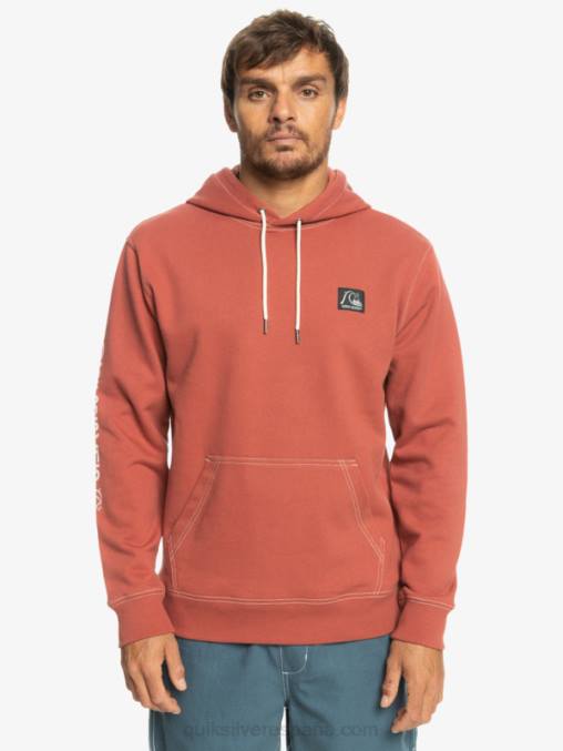 Marsala la sudadera con capucha original D6T4D1034 hombres Quiksilver