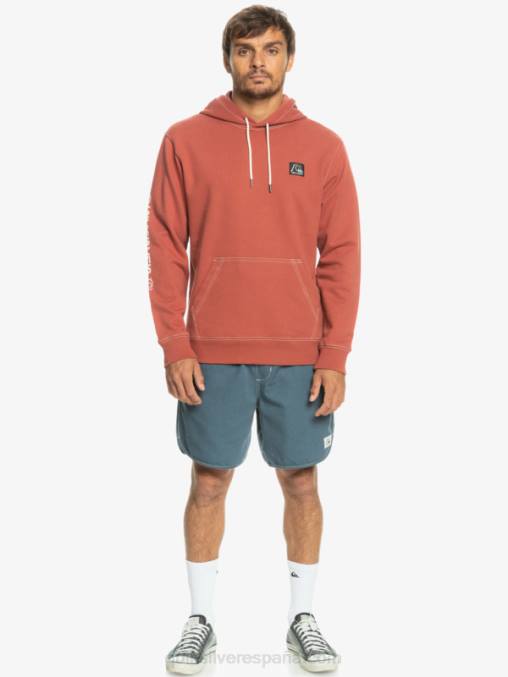 Marsala la sudadera con capucha original D6T4D1034 hombres Quiksilver