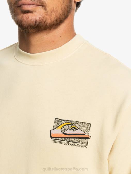abedul sudadera con diseño de losa de neón D6T4D1056 hombres Quiksilver