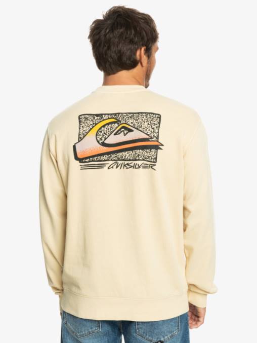 abedul sudadera con diseño de losa de neón D6T4D1056 hombres Quiksilver