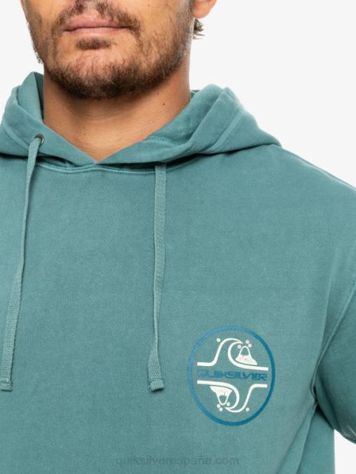 azul bretaña sudadera con capucha dulce como losa D6T4D1220 hombres Quiksilver