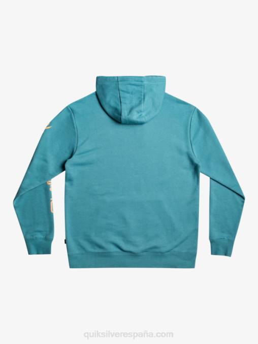 azul bretaña sudadera con logo omni en la parte superior de polar D6T4D1030 hombres Quiksilver