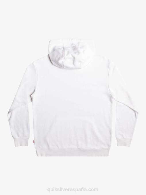 blanco sudadera con logo oficial Things D6T4D1807 hombres Quiksilver x Stranger