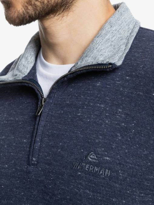 blazer azul marino jaspeado sudadera waterman pointsurf con cremallera y cuello alzado D6T4D1801 hombres Quiksilver
