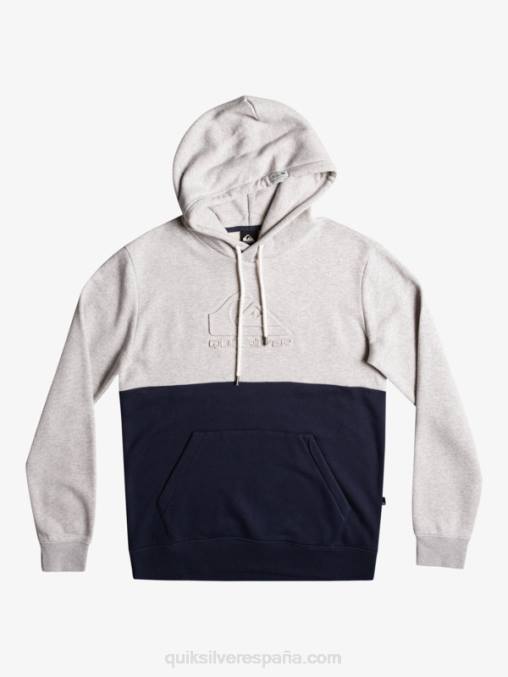 brezo gris claro sudadera con capucha grabada D6T4D1682 hombres Quiksilver