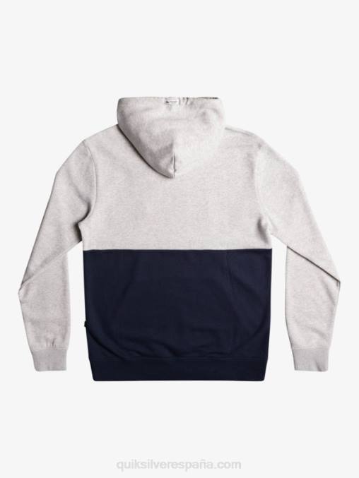 brezo gris claro sudadera con capucha grabada D6T4D1682 hombres Quiksilver
