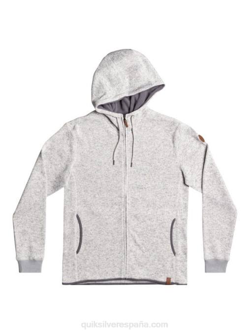 brezo gris claro sudadera con cremallera keller D6T4D1479 hombres Quiksilver