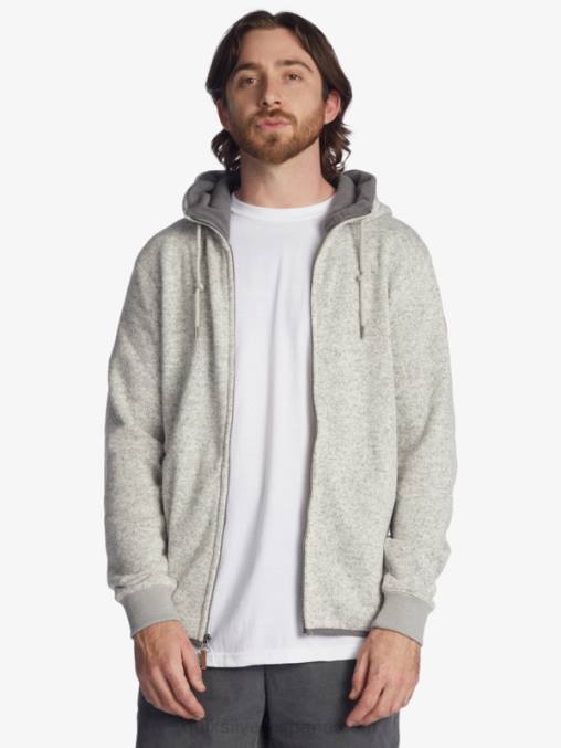 brezo gris claro sudadera con cremallera keller D6T4D1479 hombres Quiksilver