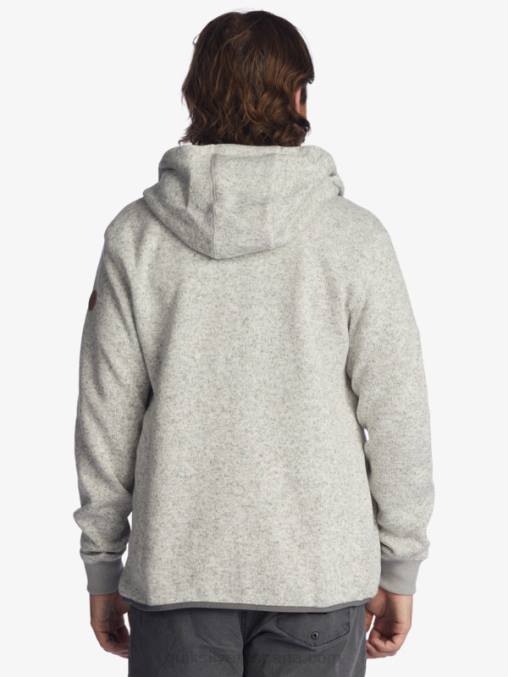 brezo gris claro sudadera con cremallera keller D6T4D1479 hombres Quiksilver