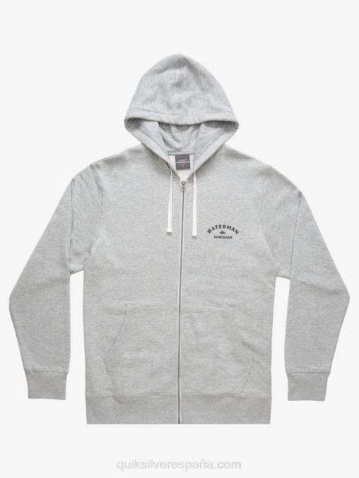 brezo gris claro sudadera con cremallera waterman after surf D6T4D1419 hombres Quiksilver