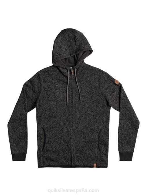 brezo gris oscuro sudadera con cremallera keller D6T4D1480 hombres Quiksilver