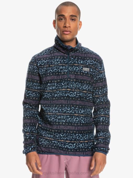canal nórdico de orquídeas polvorientas suéter de lana de un cuarto de aker D6T4D1878 hombres Quiksilver