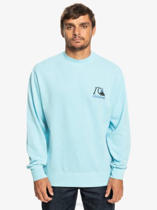 cielo azul sudadera con diseño de losa de neón D6T4D1057 hombres Quiksilver
