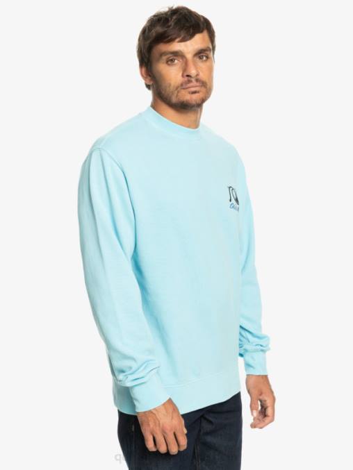 cielo azul sudadera con diseño de losa de neón D6T4D1057 hombres Quiksilver