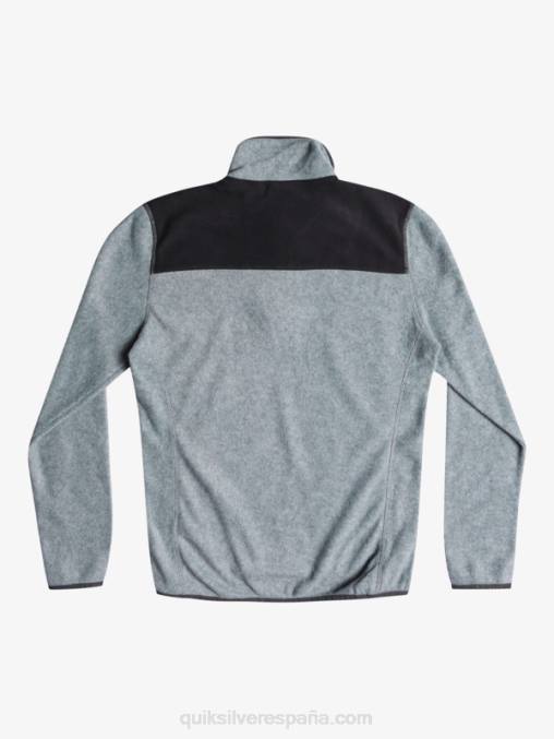 cuero gris suéter de lana de un cuarto de aker D6T4D1879 hombres Quiksilver