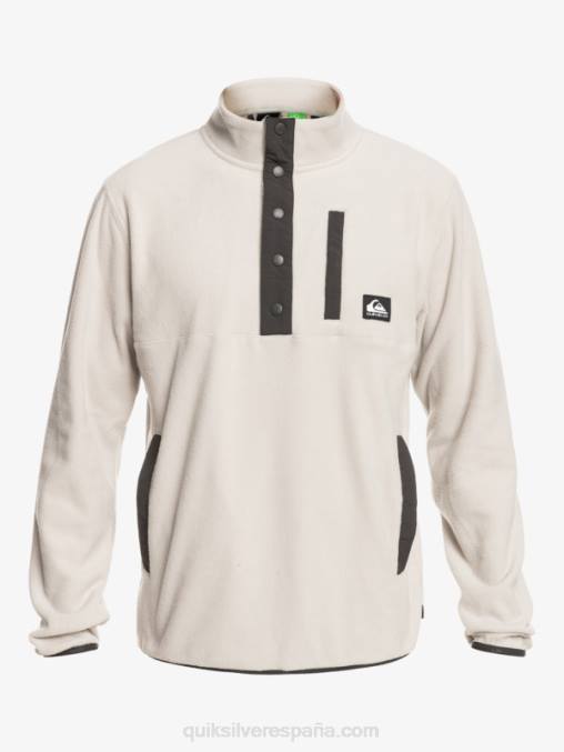 gris violeta jersey de forro polar con botones de presión sin destino D6T4D1039 hombres Quiksilver