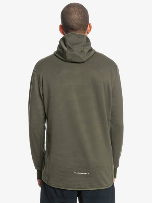 hoja de uva sudadera con capucha y cremallera de un cuarto de punto empinado D6T4D1874 hombres Quiksilver