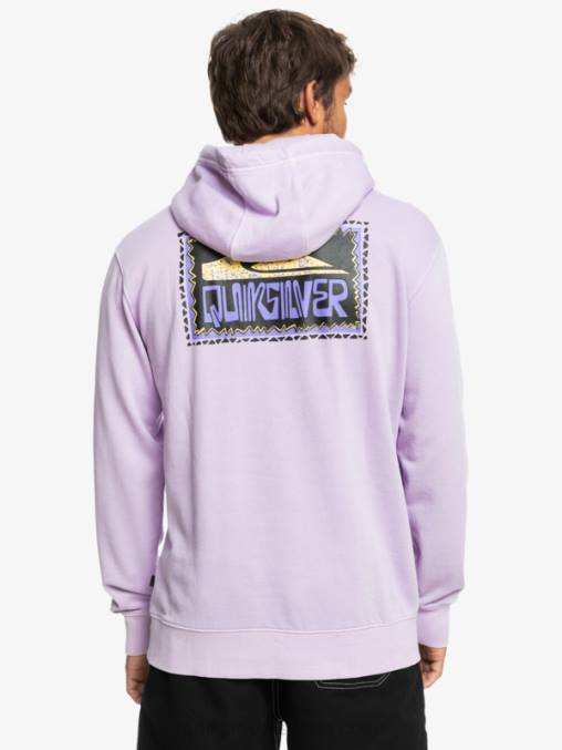 lila pastel sudadera con capucha de losa de neón D6T4D1356 hombres Quiksilver
