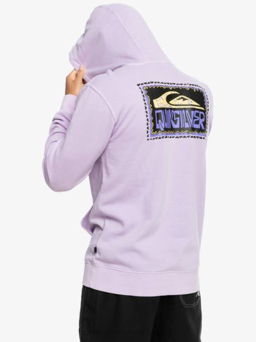 lila pastel sudadera con capucha de losa de neón D6T4D1356 hombres Quiksilver