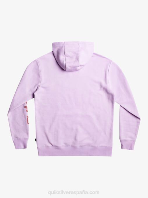 lila pastel sudadera con logo omni en la parte superior de polar D6T4D1031 hombres Quiksilver