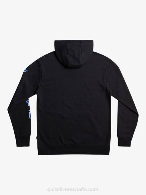 negro sudadera con logo omni en la parte superior de polar D6T4D1032 hombres Quiksilver