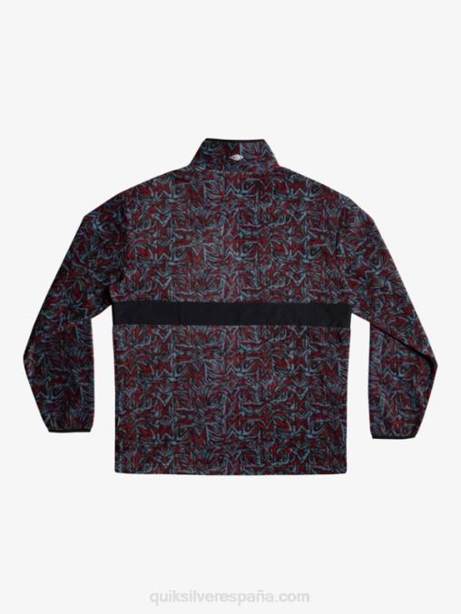 saturno azul provenzal Polar Saturno con media cremallera D6T4D1562 hombres Quiksilver