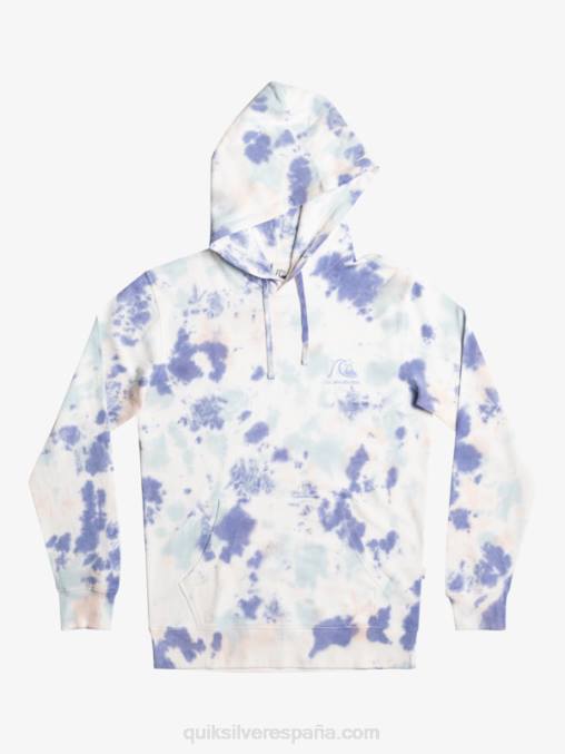 teñido anudado nublado de látigo de durazno sudadera con capucha y motivo tie-dye D6T4D1502 hombres Quiksilver