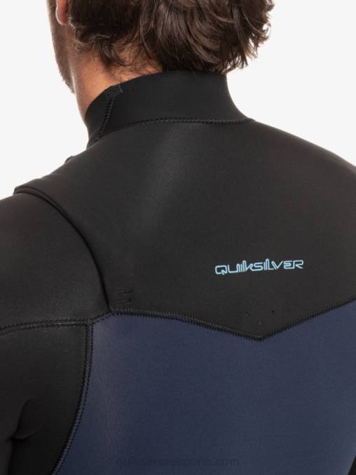 azul marino oscuro/negro Traje de neopreno con cremallera en el pecho para 3/2 sesiones diarias D6T4D1278 hombres Quiksilver