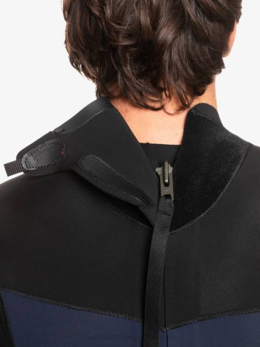 azul marino oscuro/negro Traje de neopreno con cremallera trasera para 3/2 sesiones diarias D6T4D927 hombres Quiksilver