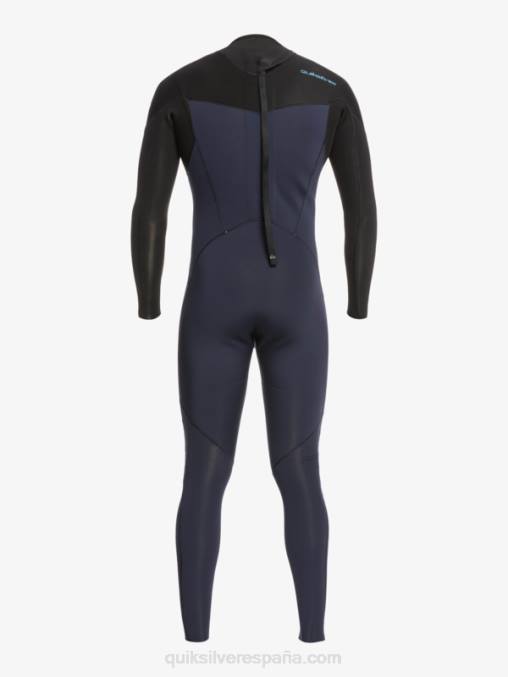 azul marino oscuro/negro Traje de neopreno con cremallera trasera para 3/2 sesiones diarias D6T4D927 hombres Quiksilver