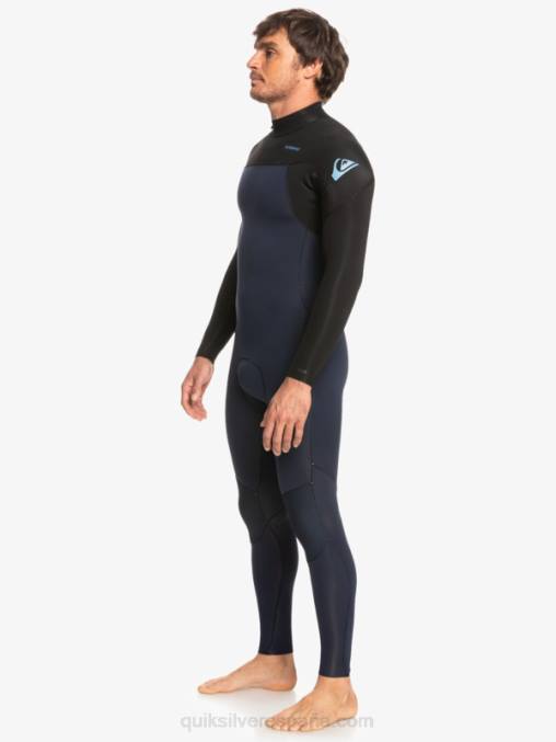 azul marino oscuro/negro Traje de neopreno con cremallera trasera para 3/2 sesiones diarias D6T4D927 hombres Quiksilver