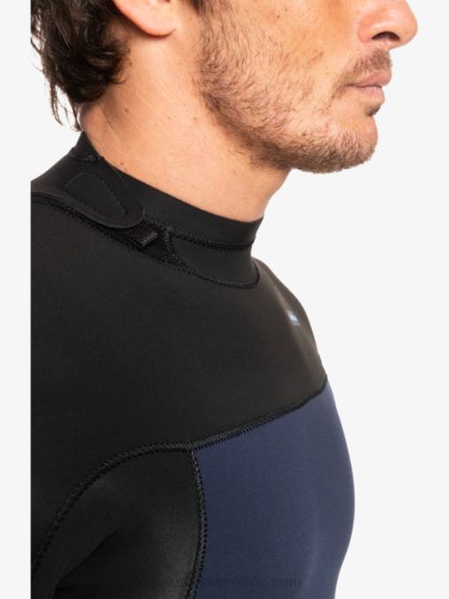 azul marino oscuro/negro Traje de neopreno con cremallera trasera para 3/2 sesiones diarias D6T4D927 hombres Quiksilver