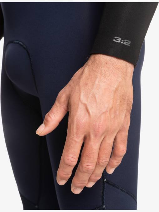 azul marino oscuro/negro Traje de neopreno con cremallera trasera para 3/2 sesiones diarias D6T4D927 hombres Quiksilver