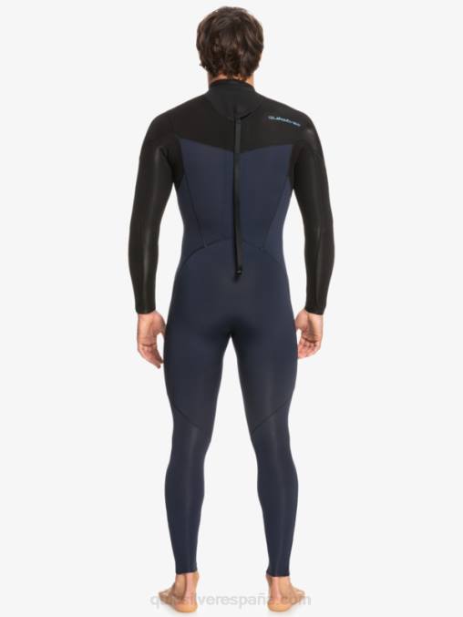 azul marino oscuro/negro Traje de neopreno con cremallera trasera para 3/2 sesiones diarias D6T4D927 hombres Quiksilver