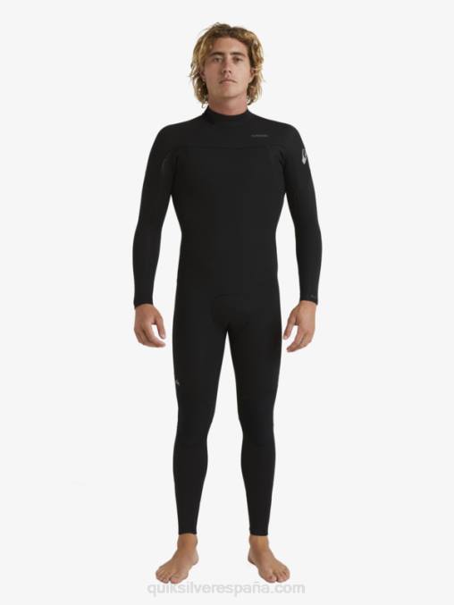 negro Traje de neopreno con cremallera trasera para 3/2 sesiones diarias D6T4D928 hombres Quiksilver