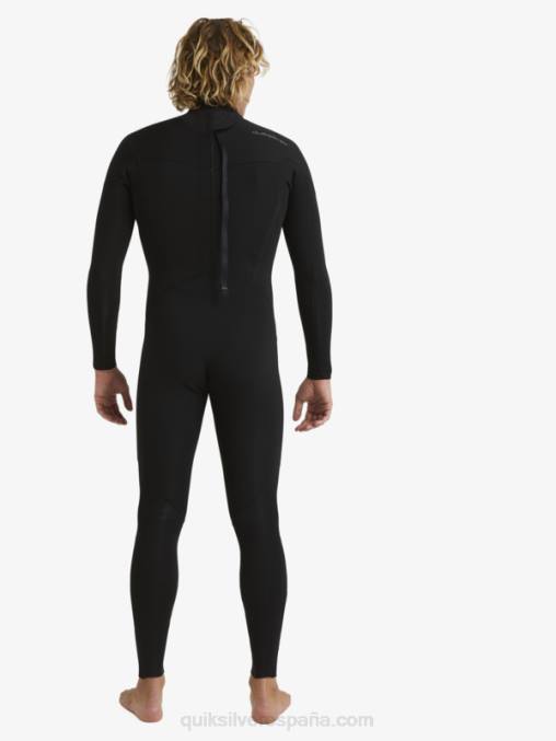 negro Traje de neopreno con cremallera trasera para 3/2 sesiones diarias D6T4D928 hombres Quiksilver