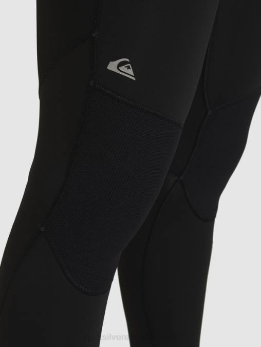 negro Traje de neopreno con cremallera trasera para 3/2 sesiones diarias D6T4D928 hombres Quiksilver