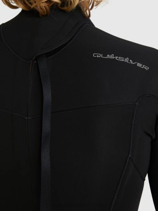 negro Traje de neopreno con cremallera trasera para 3/2 sesiones diarias D6T4D928 hombres Quiksilver