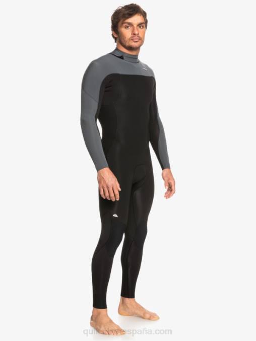 negro/bronce Traje de neopreno con cremallera trasera para 3/2 sesiones diarias D6T4D926 hombres Quiksilver