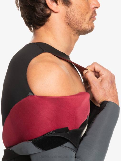 negro/bronce Traje de neopreno con cremallera trasera para 3/2 sesiones diarias D6T4D926 hombres Quiksilver
