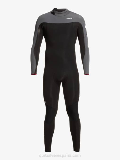 negro/bronce Traje de neopreno con cremallera trasera para 3/2 sesiones diarias D6T4D926 hombres Quiksilver