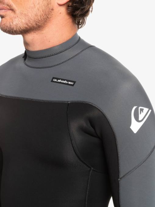 negro/bronce Traje de neopreno con cremallera trasera para 3/2 sesiones diarias D6T4D926 hombres Quiksilver